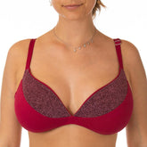 MIX REGGISENO FERRETTO DONNA  BORDEAU